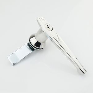 Bright Chrome Plated Cabinet Handle Lock With Superior Wear Resistance