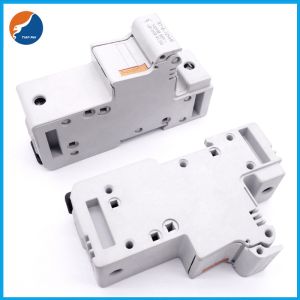 1P 125A DC 1000V 690V Solar 22x58mm Cylinder Porcelain Fuse Base Holder For PV