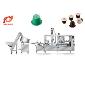 SUNYI 6000pcs/Hour Coffee Capsule Filling Sealing Machine