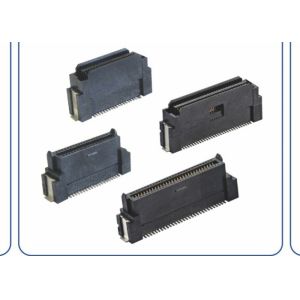 Cheap 0.8mm, Board to Board, Plug/Socket(Mating), Black, Phosphor Bronze, Polyester. for sale