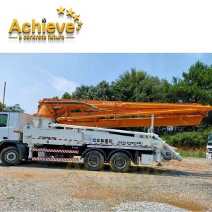 37 Mini Concrete Pump Used / Diesel Concrete Mixer Pump ZOOMLION 38X-5RZ