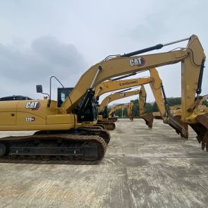 Used yellow 20ton CAT320GC crawler excavator digger with good condition for sale