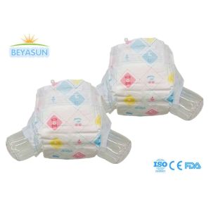 China High Absorption Private Label Diapers Wholesale Soft Disposable Baby Diapers with Non Woven Material on sale