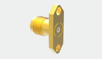 Quality Aerosapce Application SMA Brass Gold Plated Female RF Coaxial Connector wholesale