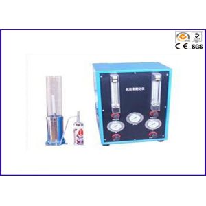 Digital Oxygen Index Apparatus , Oxygen Index Tester For Textile / Plastic