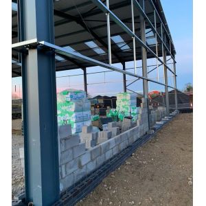 low cost prefabricated poultry sheep cow dairy farm goat house cowshed barn big