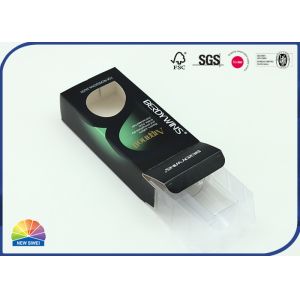 Biodegradable Reverse UV Printing Folding Carton Box With PET Tray