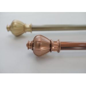 China Classical Style Window 1 Inch Plastic Curtain Rod Finials on sale