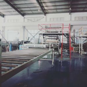 Screw Channel Structure Deep Screw PVC Marble Sheet Making Machine with Main Motor 55kw