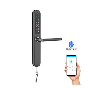 Finished Painted Rfid Door Lock Commercial Bluetooth WiFi Special Card / Code /