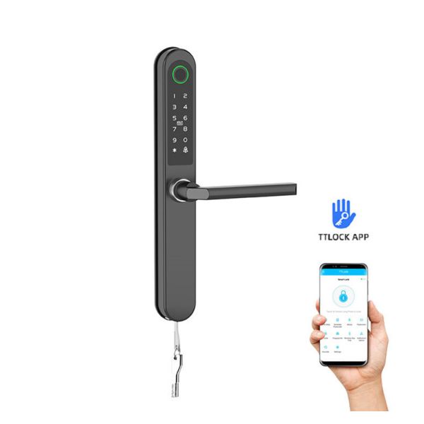 Finished Painted Rfid Door Lock Commercial Bluetooth WiFi Special Card / Code /