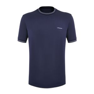 Men's Crew Round Collar T-Shirt with 230 gsm Heavy Weight Cotton and Knitted