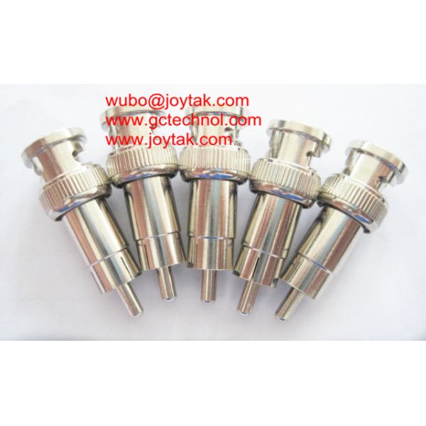Coaxial Adapter Coaxial Adaptor BNC Male Plug To RCA Male Plug Connector / BNCM.RCAM.01