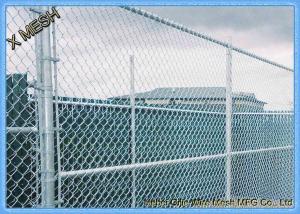 China 5 Ft Metallic Coatings Hot Dipped Galvanized Chain Link Fence Fabrics For Rural SGS Listed on sale