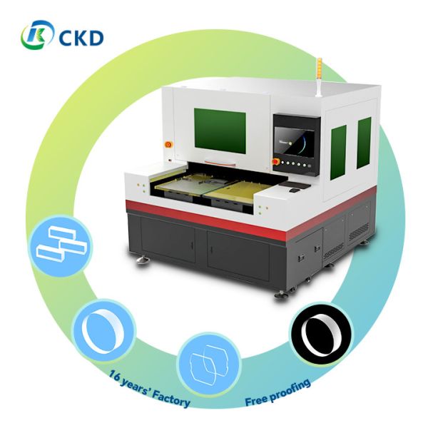 150W Vibration Reducing Ultra Clear Glass Laser Cutting Machine With RFC02 Water