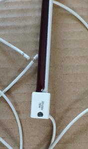 Cheap infrared lamp quartz heating tube ,Infrared heating tube ruby and white 230-220v 750w for sale