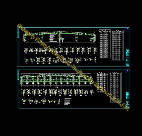 Multi Storey Steel Structure Workshop Buildings Sandwich Panel Materials