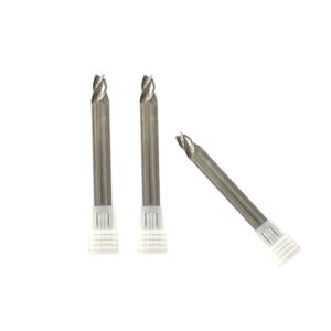 CNC Process Custom Milling Tools / Cast Iron Copper Conical End Mills