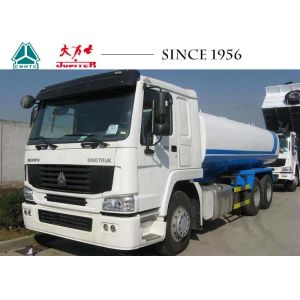 HOWO 6*4 Tank Truck LHD/ RHD ST16 Rear Axles For Transporting Fuel / Water