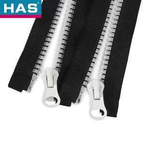 Luminous Plastic Zippers Two Way Separating Jacket Zipper New Design