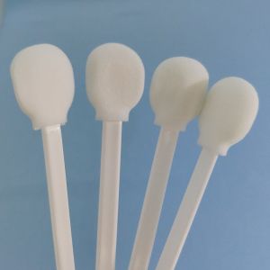Cleanroom Long Handle Round Head Solvent Clean Tips Swabs Disposable Sterile