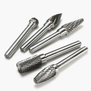 China 10PCS 1/8 Shank Dia Tungsten Carbide Rotary File Burr Cutter for Power Tools and Burrs on sale