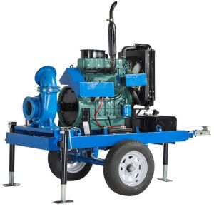 China Portable Diesel Engine Pump Set Construction Dewatering Trash Water Pump 6Inch Diesel Water Pump on sale