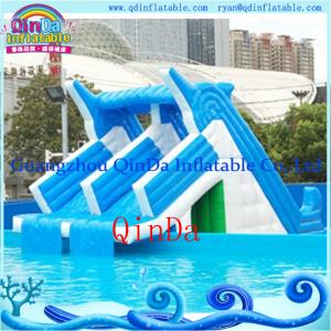 Cheap Giant lake inflatable water slide for sale inflatable pool slides for inground pools for sale
