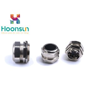 M22 Brass Cable Gland With Shielding Function Approved By U / L CE ROSH