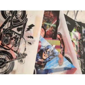 custom lenticular shirt softer tpu material lenticular dress clothing textile 3d