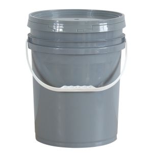 1L 20L Plastic Bucket With Handle And Lids Transparent and Multi-functional for