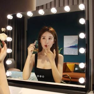 Illuminated Lighted Small Hollywood Mirror 12x Magnifying