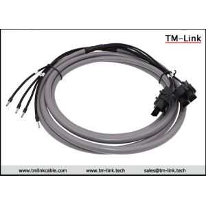 Molex SD-42816-0212 to European terminals customized cable assembly