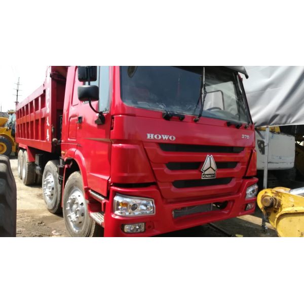 Quality 12 Tyres Used Dump Truck Howo 375 Dump Truck 8 * 4 Wheels Big Load Capacity 40 Ton wholesale