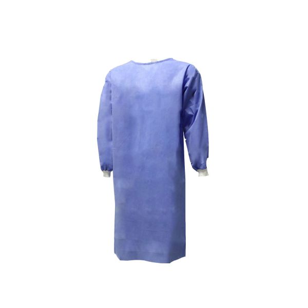 Quality Unisex SMS+PE 53GSM Disposable Ultrasonic Seaming Gown With Ties wholesale