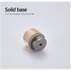 Golden Zinc Alloy Furniture Drawer Handle Pulls Single Hole