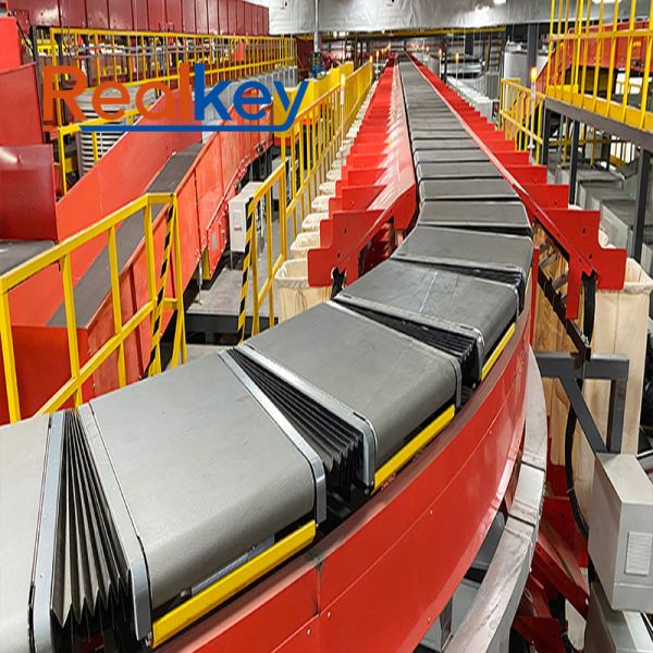 Realkey Cross Belt Sorter Optimized For E-Commerce Designed To Reduce Labor