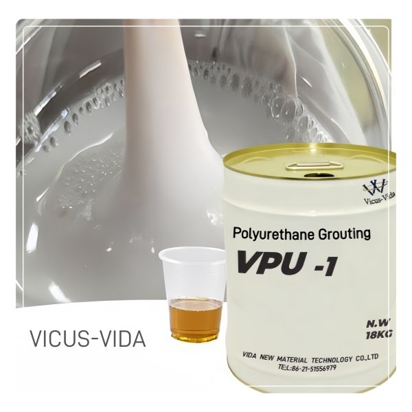 Waterbrone Hydrophilic Polyurethane Grout Grouting Materials for Waterproof