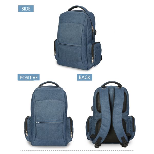 Oxford Diaper Travel Pouch Bag Backpack With Usb Charging Port 0.9kg