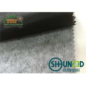 50% polyester , 50% nylon base cloth and paste dot nonwoven interlining for