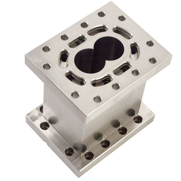 Quality Powder Coating Extruders Spare Parts Sand Blast / Polishing Surface for Puffed Food Industry wholesale