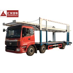 China Central Axle Car Carrier Trailer 7500KG Payload 6x2 With ABS Chassis System on sale