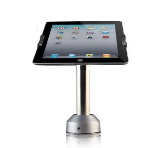 high quality alarm and charging tablet security stand with adjustable width lock