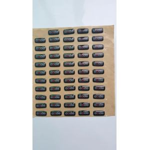 Clear Epoxy Sticker Printing Self Adhesive Waterproof Customized Decal