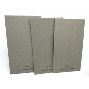 Glossy AA 2mm 1300GSM Grey Chipboard , Degradable Grey Board Paper