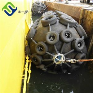 Florescence Marine Pneumatic Rubber Fender D3.3L6.5m For Ship Berthing
