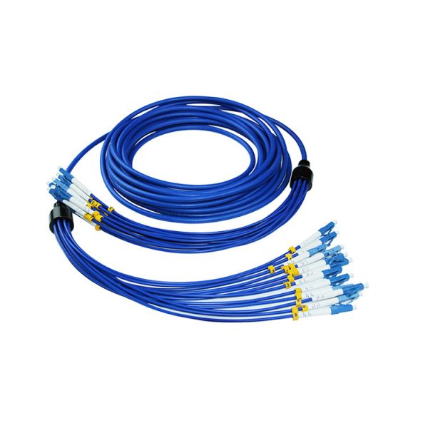 Quality SM 12 Core G657A1 OD6.0mm Armored Optical Cable Blue Color wholesale