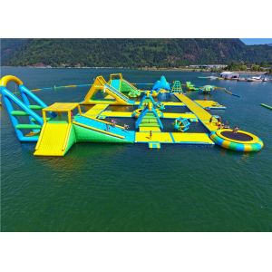 Attractivce Giant Inflatable Floating Water Park LW 48m*38m Eco Friendly For All
