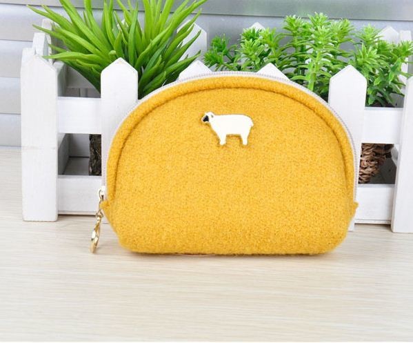 Quality factory price high quality lovely felt coin wallet/coin purse wholesale