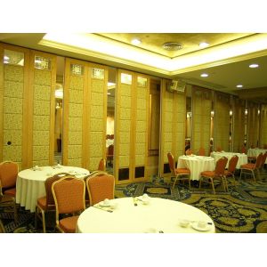 Banquet Hall Mobile Sliding Soundproof Collapsible Wall Partitioning With